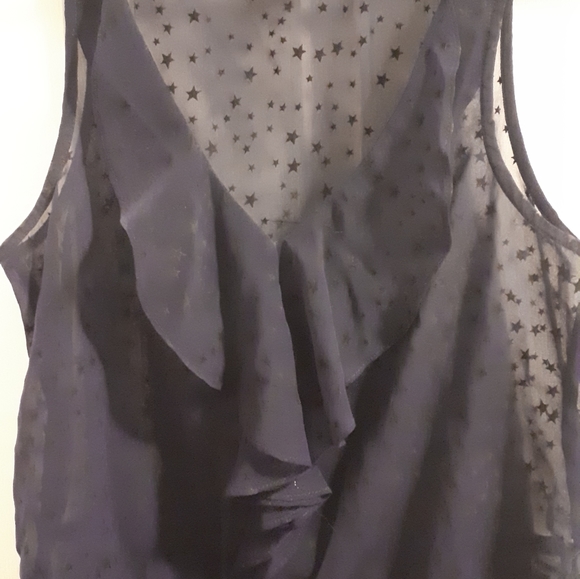 ⭐2/$25 EUC American Eagle Sheer Star Cami - Picture 2 of 4